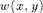 $$w(x,y)$